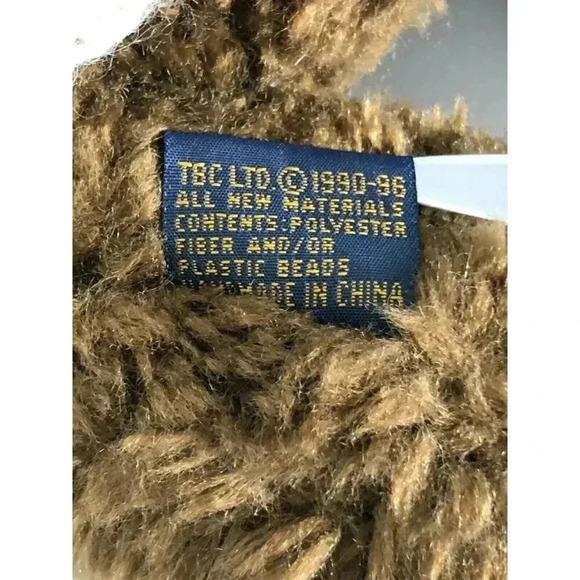 Vtg Boyds Bear Archive Series 1364 13" 90's Bearwear sweater & studded collar - Picture 7 of 7